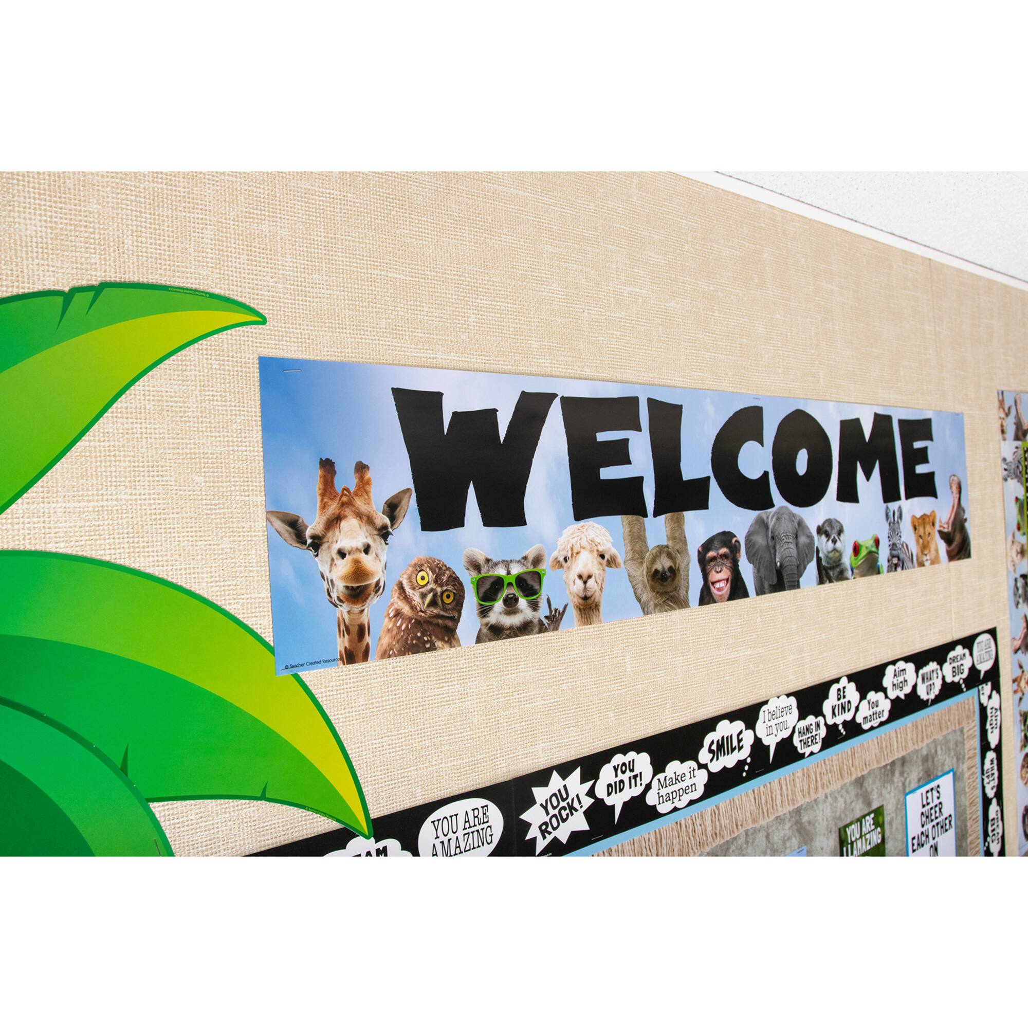 Teacher Created Resources® 8" x 39" Go Wild Animals Welcome Banner, 6ct.